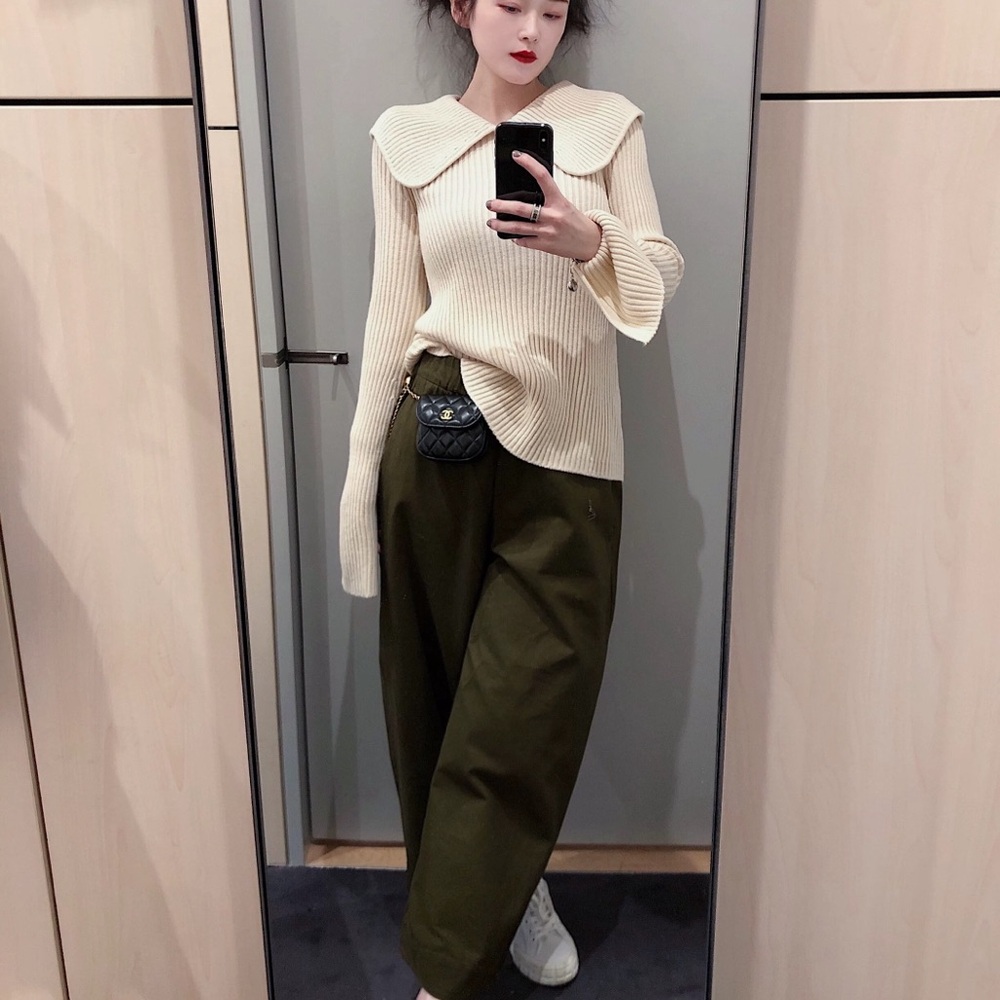 Olive Green Women's Pants